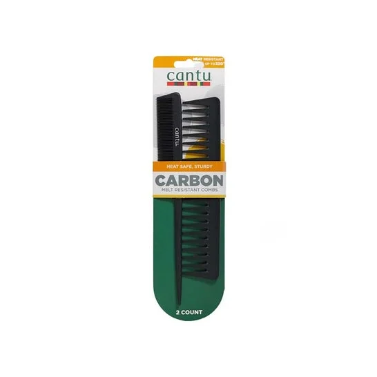 Cantu Set Carbon Melt Ressistant Combs 2uds