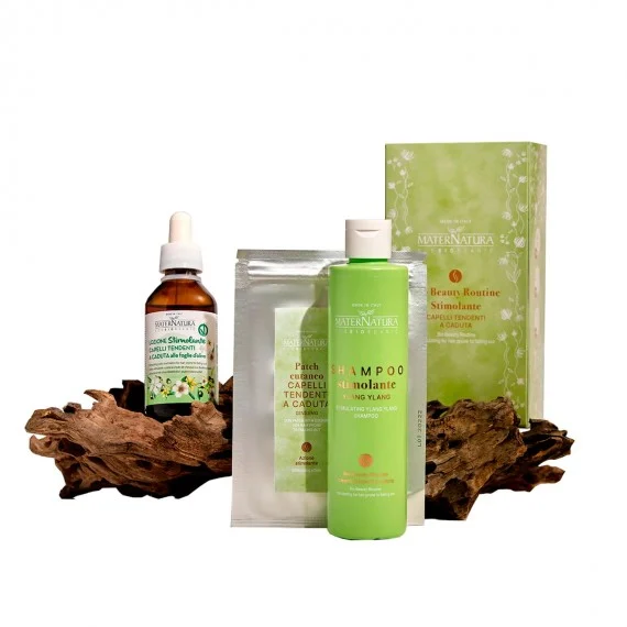 Maternatura Bio Beauty Routine Stimolante - kit anticaduta capelli fragili