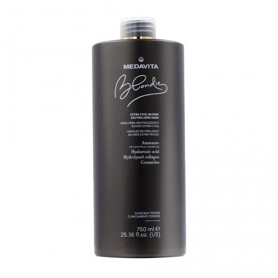 Medavita Blondie Extra Cool Blonde Neutralizing Mask 750ml - maschera anti-giallo intensiva biondo freddo