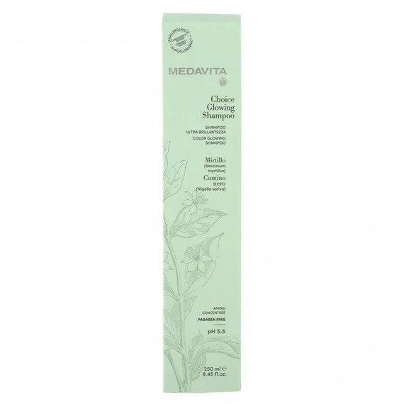 Medavita Choice Glowing Shampoo 250ml - shampoo ultra brillantezza per tutti i tipi di capelli