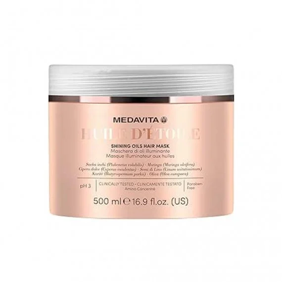 Medavita Huile d'Etoile Maschera Shining Oil Hair Mask 500ml NEW - maschera illuminante tutti i tipi di capelli