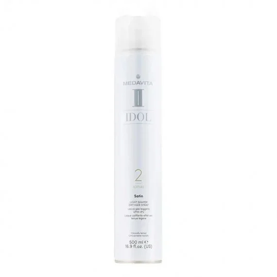 Medavita Idol 2 Satin Light Shaper Dry Hairspray 500ml - lacca tenuta leggera effetto asciutto