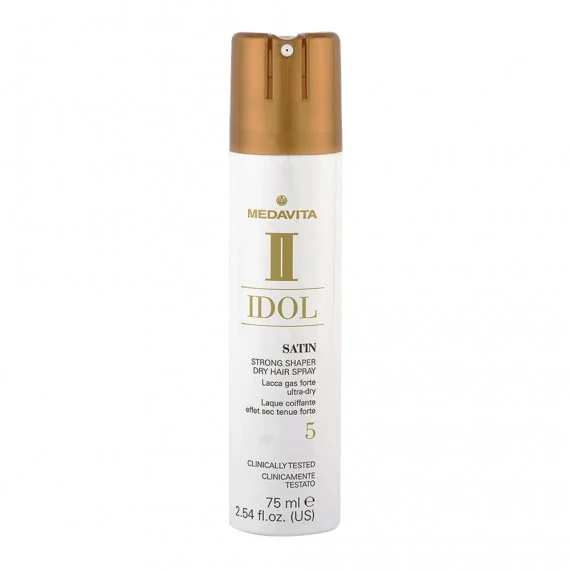 Medavita Idol Texture Satin Strong Shaper Dry Hairspray 75ml TRAVEL - lacca tenuta forte