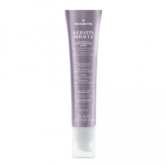 Medavita Keratin Miracle Go Smooth Hair Foundation Serum 75ml - siero sigillante cuticole capelli crespi