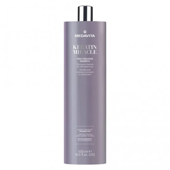 Medavita Keratin Miracle Pure Chelating Shampoo 500ml - shampoo chelante ad alta detersione