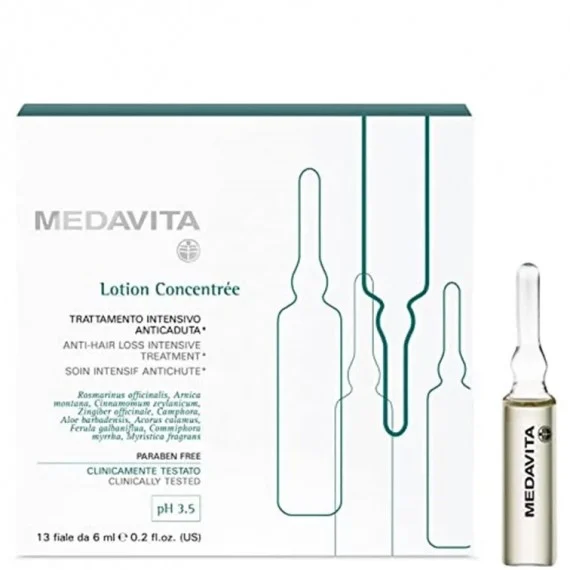 Medavita Lotion Concentree Anticaduta DONNA 13x6ml - fiale intensive anticaduta donna capelli fragili diradati
