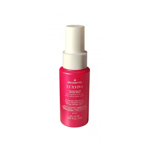 Medavita Luxviva Color Fixative Sealing Spray 50ml TRAVEL - spray sigillante post-colorazione capelli colorati