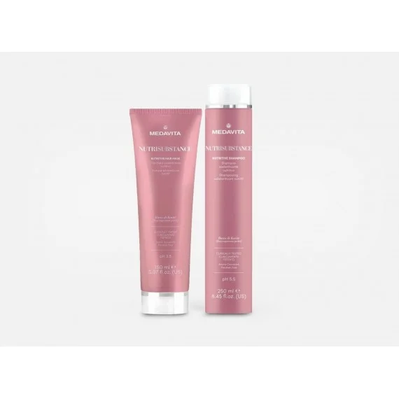 Medavita Nutrisubstance Shampoo+Maschera 250+150ml - kit capelli secchi/sensibilizzati