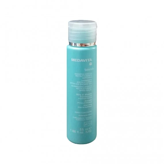 Medavita Solarich Shampoo Doccia Ristrutturante Doposole 55ml - shampoo-doccia doposole rigenerante