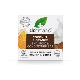 Dr. Organic Coco Naranja Champú Acondicionador Sólido 75g