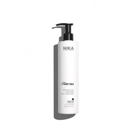 NIKA Fairy Silk Moisture Lock Smoothing Deep Conditioner 500ml - balsamo anti-crespo disciplinante capelli ribelli