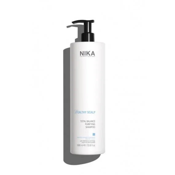 NIKA Healthy Scalp Total Balance Purifying Shampoo 1000ml NEW - shampoo purificante cute capelli con forfora