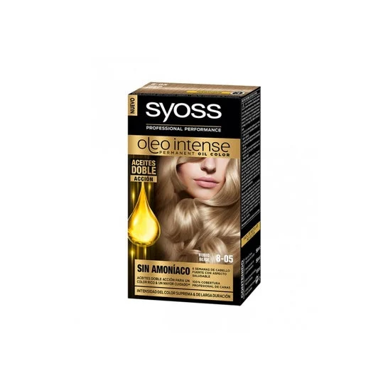Syoss Olio Intense Tinte Sin Amoniaco 8.05 Rubio Beige 50ml