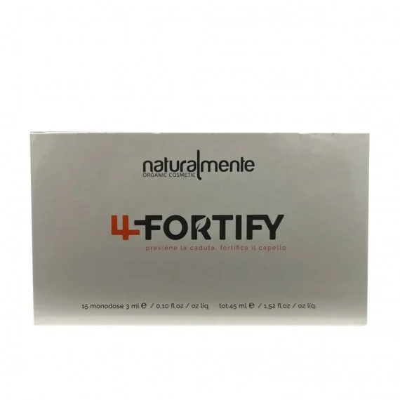 Naturalmente 4-Fortify 15x3ml - trattamento anticaduta capelli fragili