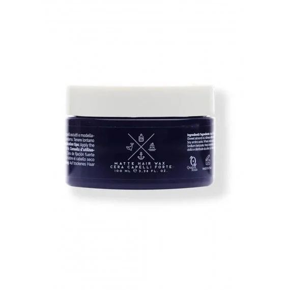 Naturalmente Gentleman Matte Hair Wax 100ml - cera capelli opaca