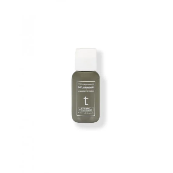 Naturalmente Purifying Shampoo Rosemary & Lavender 50ml TRAVEL - shampoo purificante capelli grassi