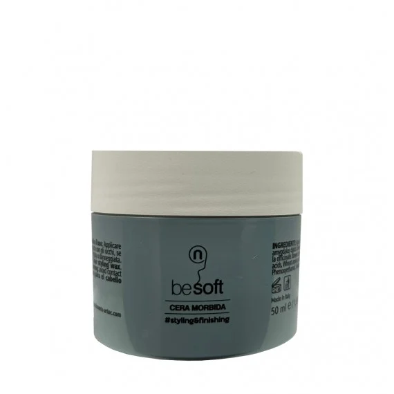 Naturalmente Styling&Finish Be Soft Cera Morbida 50ml - cera modellante tenuta morbida tutti capelli