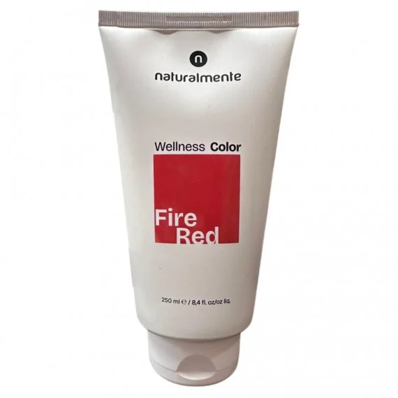 Naturalmente Wellness Color Fire Red 250ml - maschera riflessante capelli ROSSO FUOCO