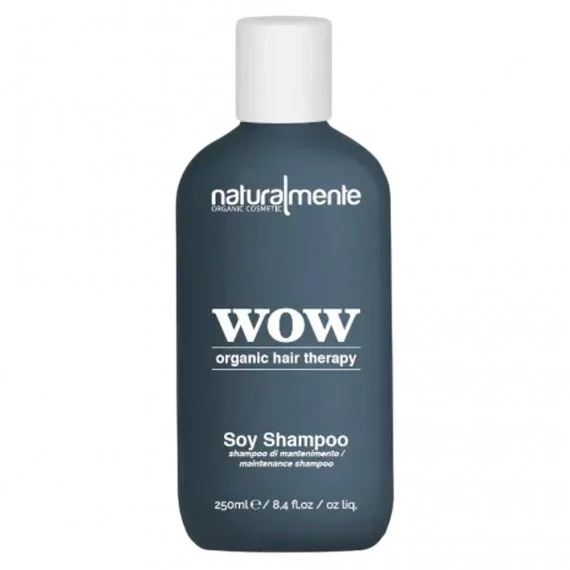 Naturalmente Wow Soy Shampoo Organic Keratin 250ml - shampoo anticrespo capelli ribelli indisciplinati