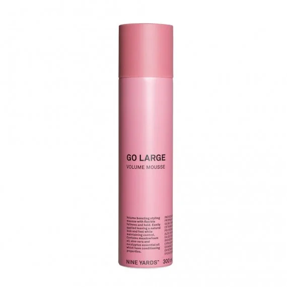 Nine Yards Go Large Volume Mousse 300ml - mousse volumizzante styling capelli fini sottili