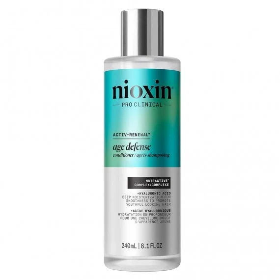 Nioxin Age Defense Conditioner 240ml - balsamo rinforzante anti-age tutti tipi di capelli