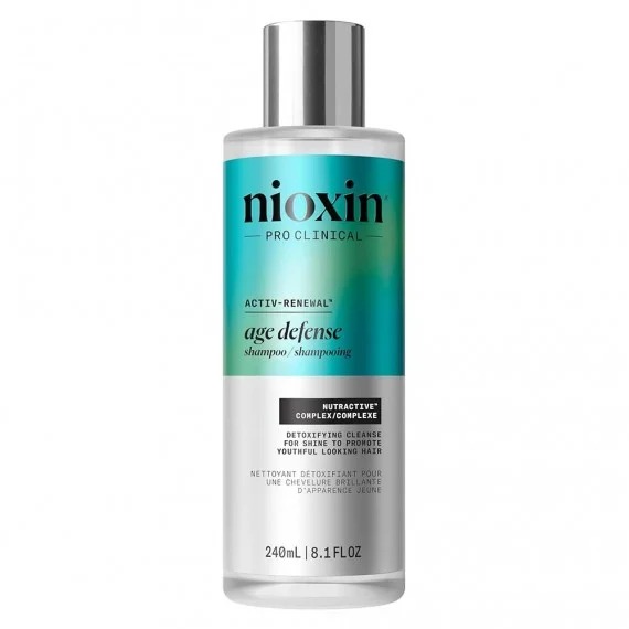Nioxin Age Defense Detoxing Cleanse Shampoo 240ml - shampoo detossinante anti-age tutti capelli