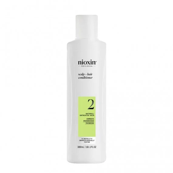 Nioxin System 2 Scalp + Hair Conditioner Progessed Thinning 300ml - balsamo fortificante capelli naturali diradati avanzato