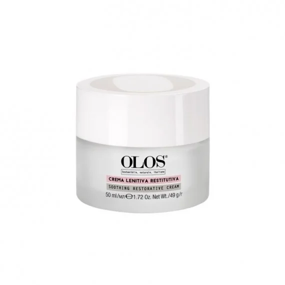 OLOS Crema Lenitiva Restitutiva 50ml - crema viso lenitiva protettiva pelli sensibili arrossate