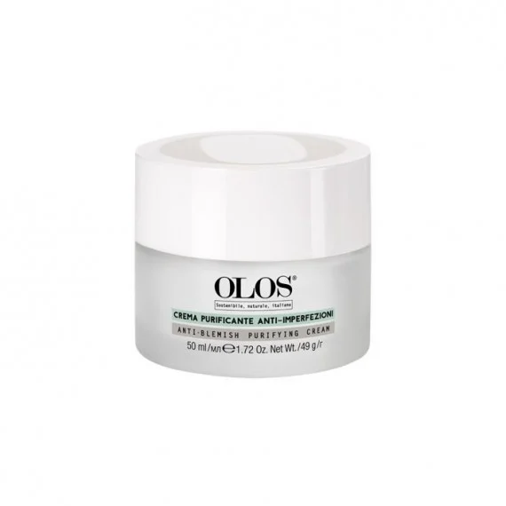 OLOS Crema Purificante Anti-Imperfezioni 50ml - crema viso purificante pelli impure con pori dilatati