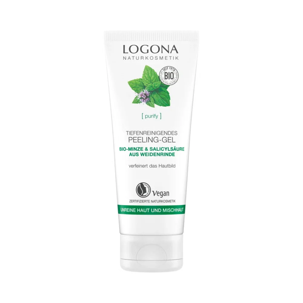 Logona Purificare Peeling Gel Purificante, 100 Ml