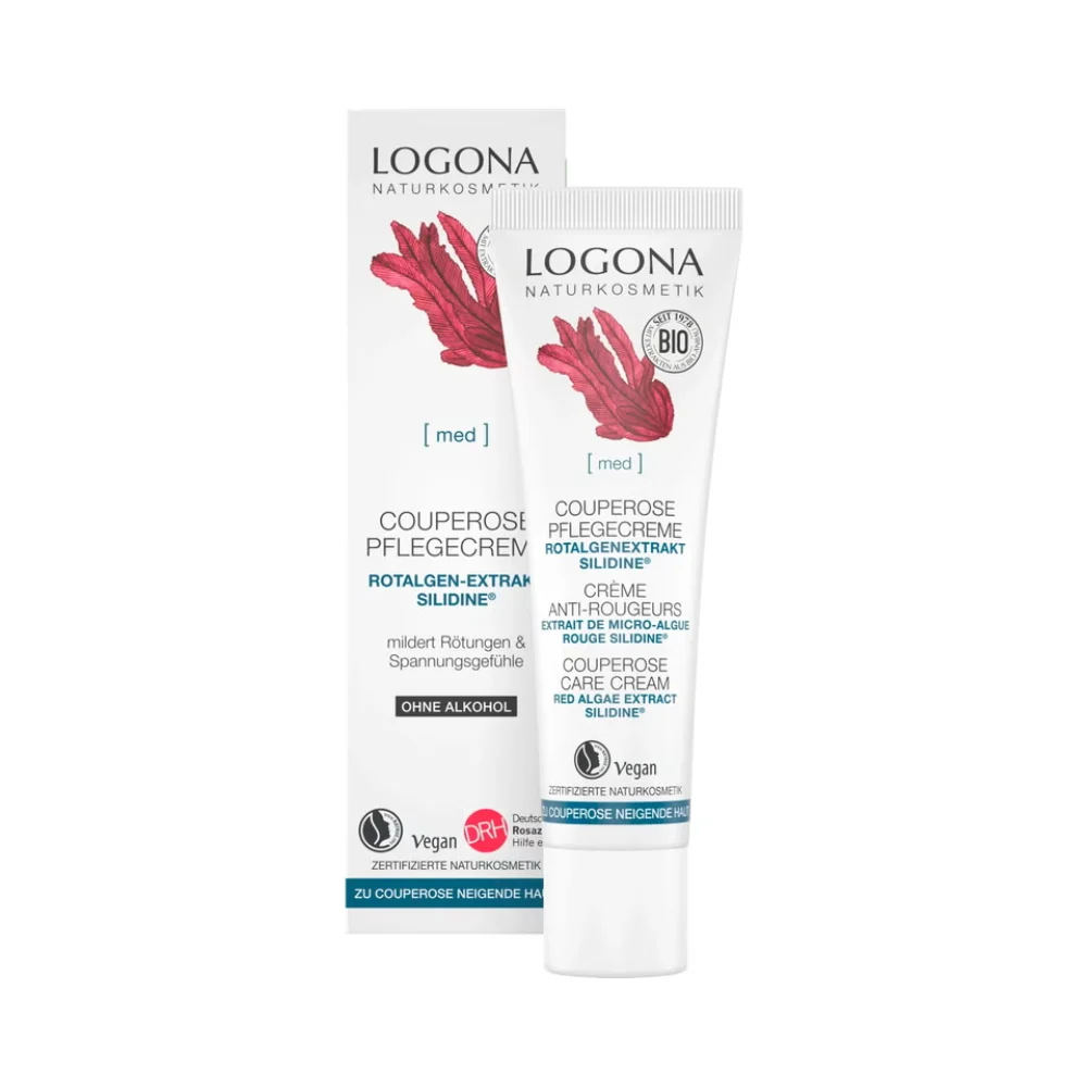 Logona Med Crema Anti-Couperose Giorno & Notte, 30 Ml
