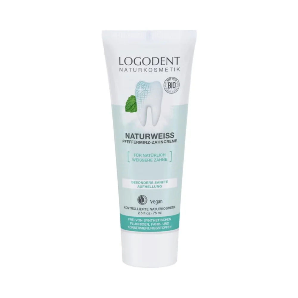 Logona Dentifricio Sbiancante Alla Menta 75 Ml