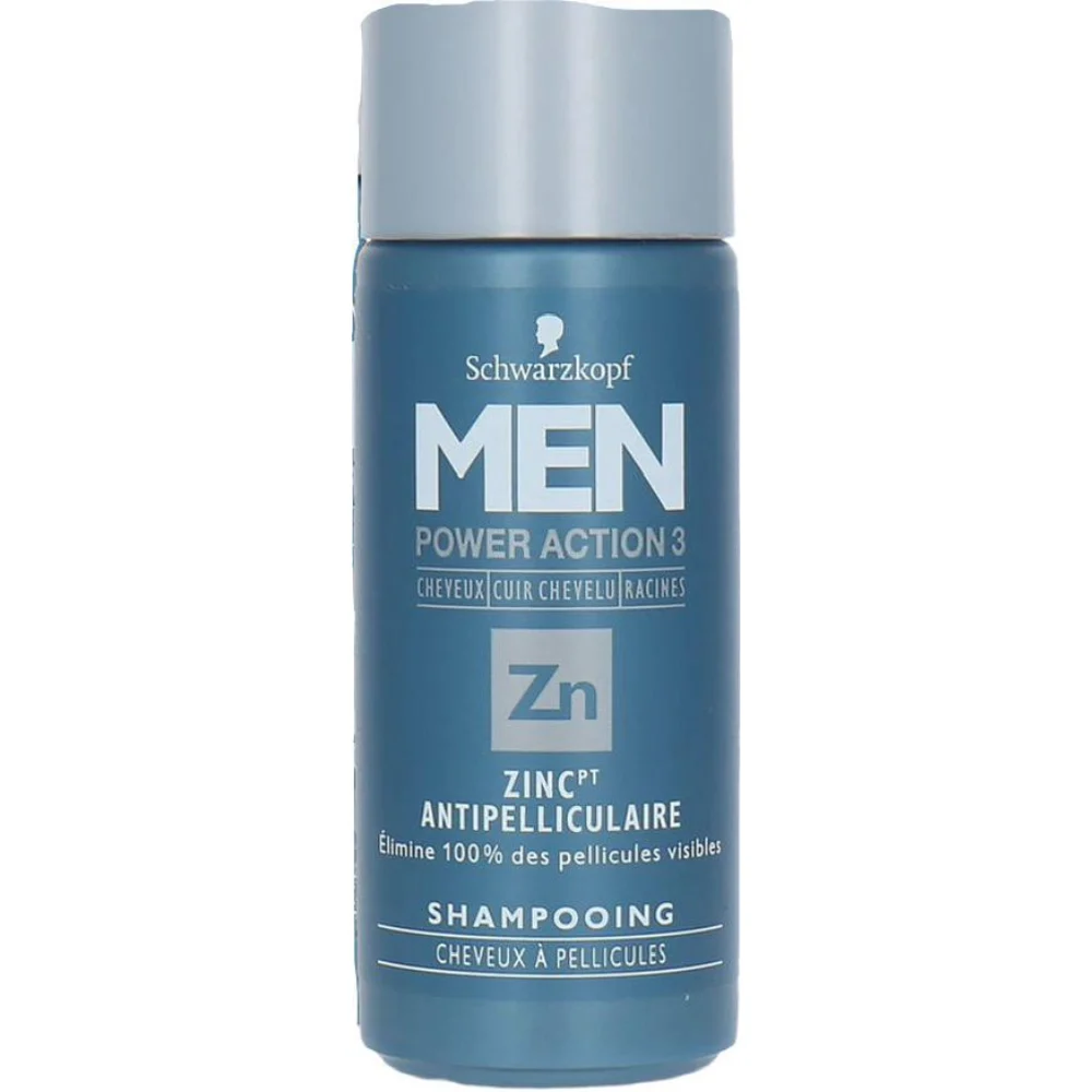 Schwarzkopf Professional Uomo Power Action 3 Shampoo per Capelli Idratante 50 ml