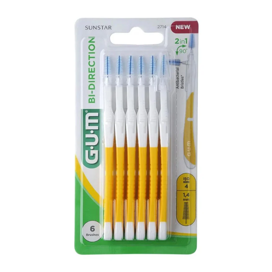 Gum spazzoline Interdentali Bidirezionali 1.4 mm x6