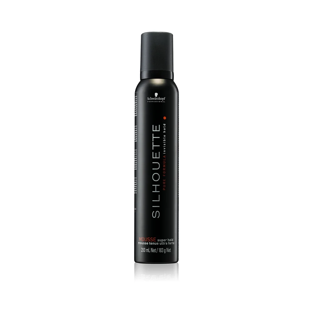 Forte tenuta mousse Hair Silhouette (Super Hold Mousse) - Volume: 200 ml