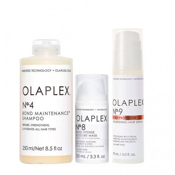 Olaplex Kit N°4-N°8-N°9 250+100+90ml - kit ristrutturante capelli danneggiati