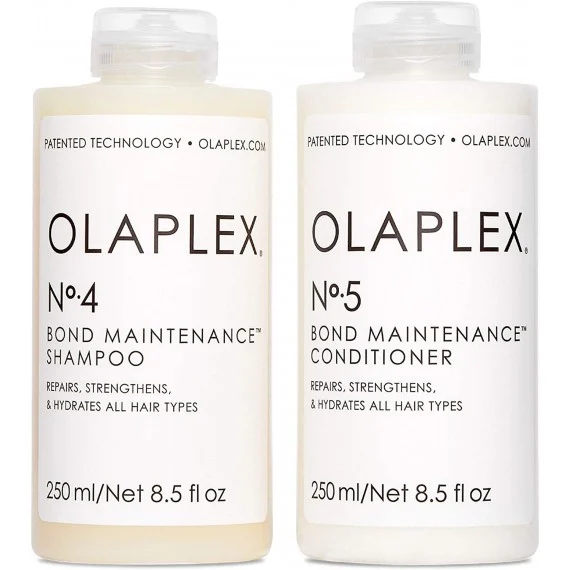 Olaplex N°4+N°5 250+250 ml- kit ricostruttivo per capelli danneggiati e crespi