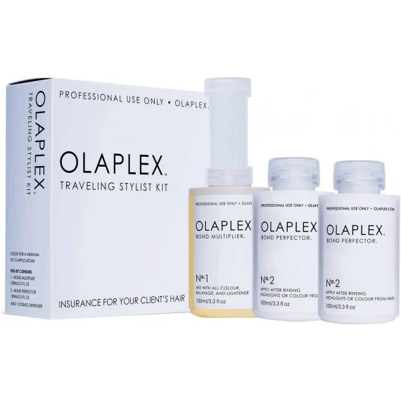 Olaplex Traveling Stylist Kit 3x100ml - kit da viaggio ricostruttivo e ristrutturante