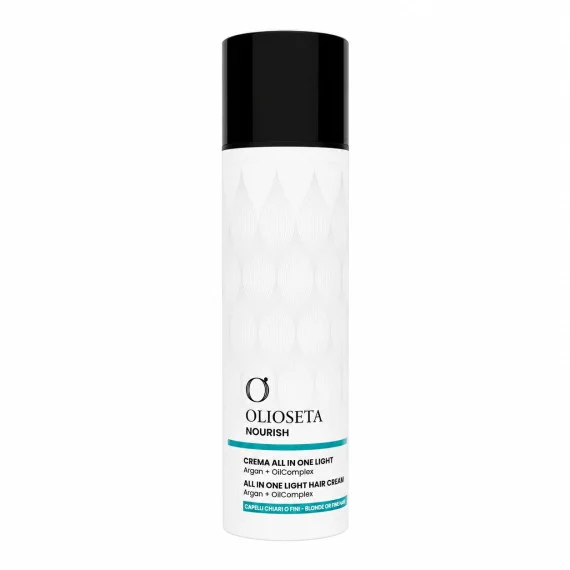 Olioseta Nourish Crema All In One Light 200ml - crema multi-azione riparativa capelli chiari/biondi o sottili