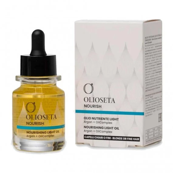 Olioseta Nourish Nourishing Light Oil 30ml - olio nutriente leggero capelli chiari o fini