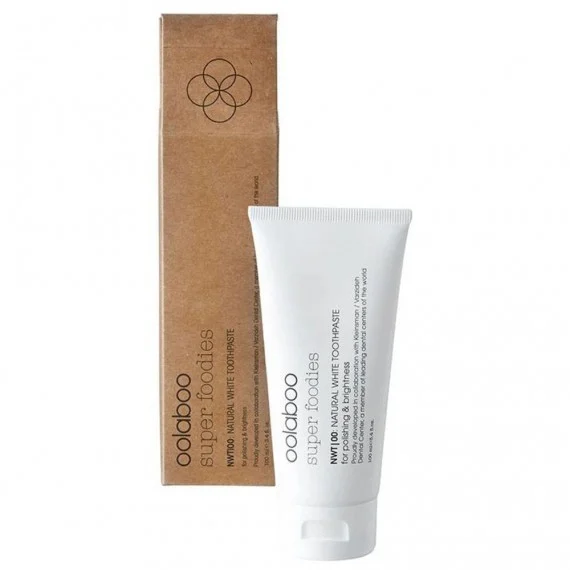 Oolaboo Super Foodies NWT|00 Natural White Toothpaste 100ml - dentrifricio sbiancante vegano