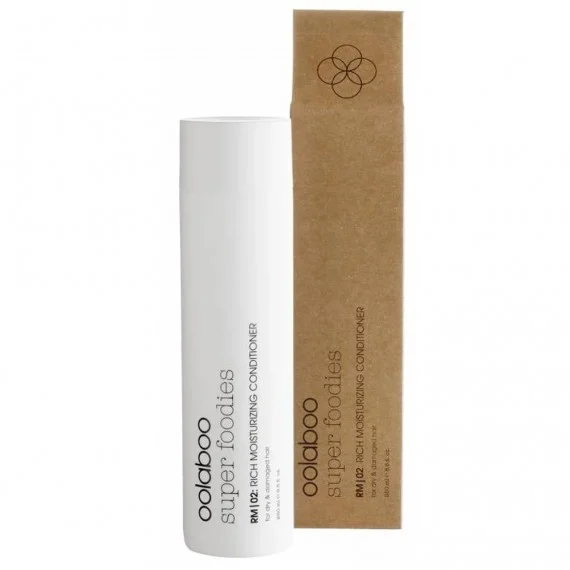 Oolaboo Super Foodies RM|02: Rich Moisturizing Conditioner 250ml - balsamo nutriente tutti capelli