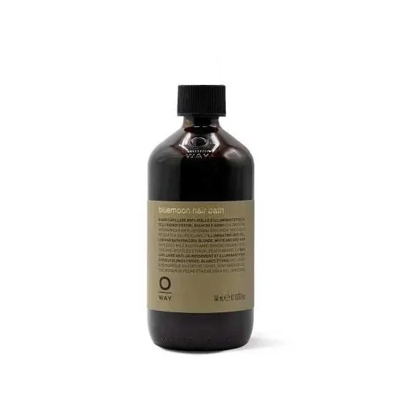 Oway Bluemoon Hair Bath 240ml - shampoo antigiallo capelli biondi bianchi grigi