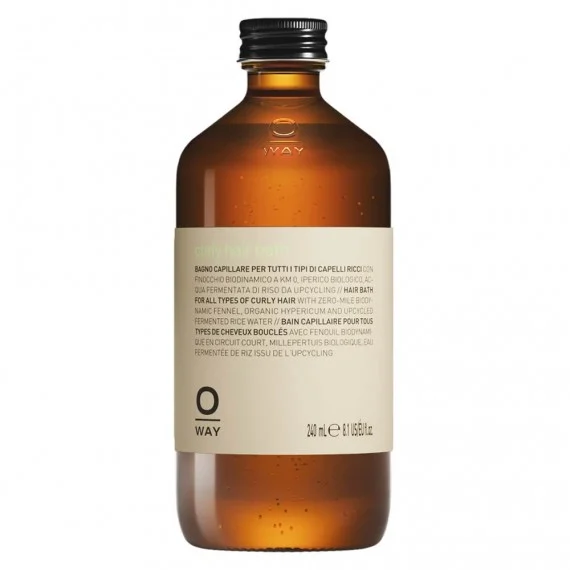 Oway Curly Hair Bath 240ml - shampoo elasticizzante idratante capelli ricci mossi