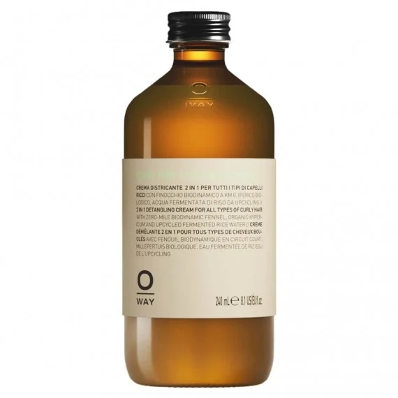 Oway Curly Hair Combing Cream 240ml - crema multifunzione idratante o styling capelli ricci mossi