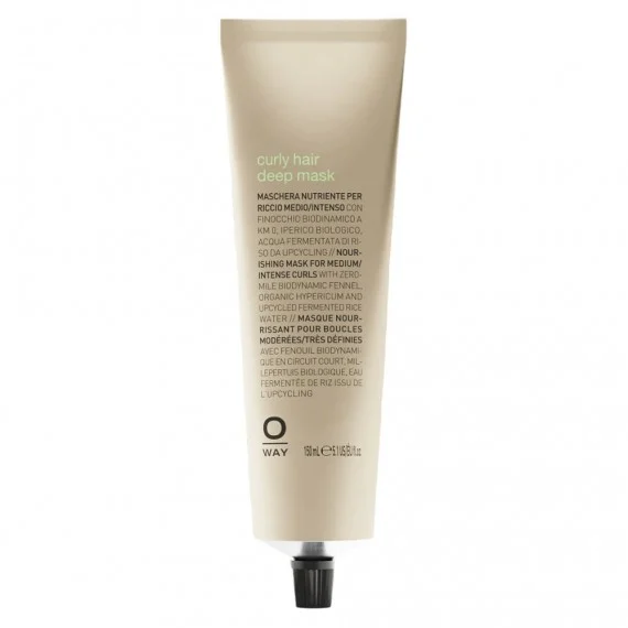 Oway Curly Hair Deep Mask 150ml - maschera intensiva nutriente capelli ricci a molto mossi