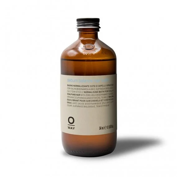 Oway Sebum Balance Hair Bath 240ml - shampoo normalizzante cute e capelli grassi