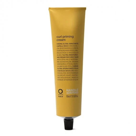 Oway Styling&Finish Curl Priming Cream 150ml - crema styling definizione ricci mossi