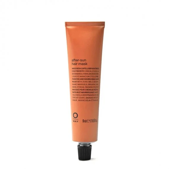 Oway SunWay After-Sun Hair Mask 50ml TRAVEL - maschera nutriente solare protettiva capelli
