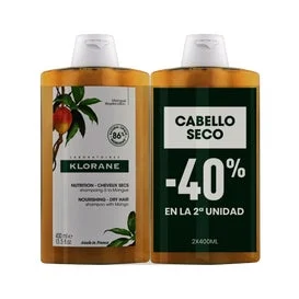 Klorane Shampoo Mango 2x400ml